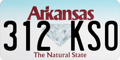 AR license plate 312KSO