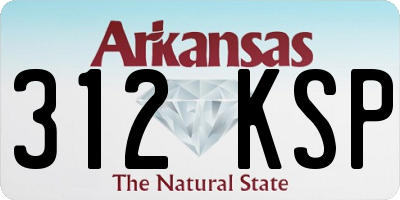 AR license plate 312KSP