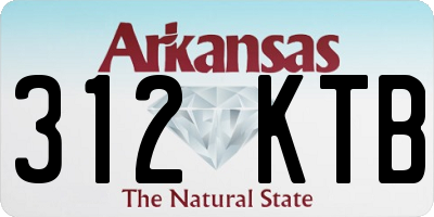 AR license plate 312KTB
