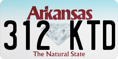 AR license plate 312KTD