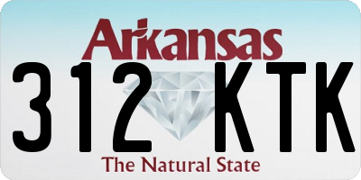 AR license plate 312KTK