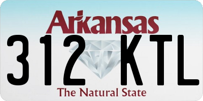 AR license plate 312KTL