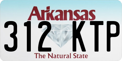 AR license plate 312KTP