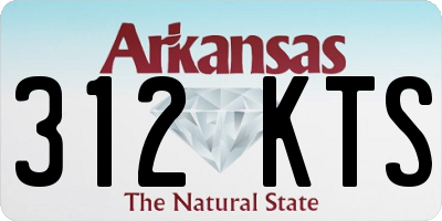 AR license plate 312KTS