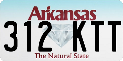 AR license plate 312KTT
