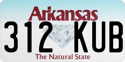 AR license plate 312KUB