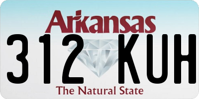 AR license plate 312KUH