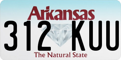 AR license plate 312KUU