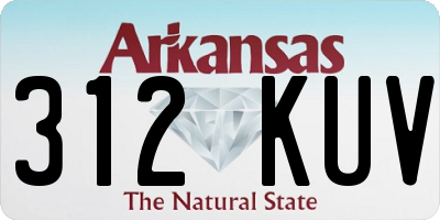 AR license plate 312KUV