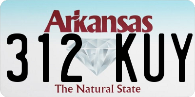 AR license plate 312KUY