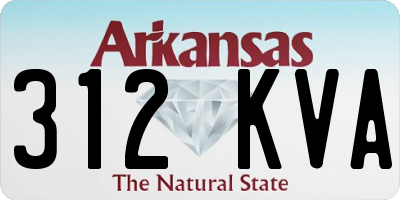AR license plate 312KVA