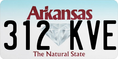 AR license plate 312KVE