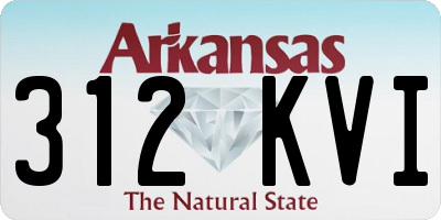 AR license plate 312KVI