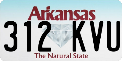 AR license plate 312KVU