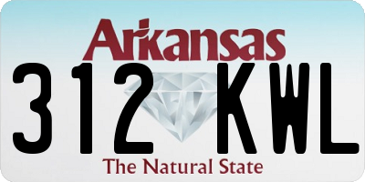 AR license plate 312KWL