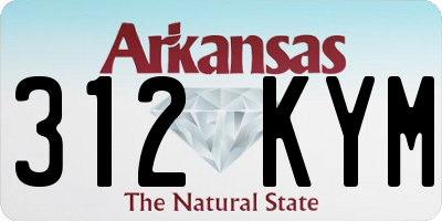 AR license plate 312KYM