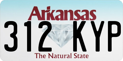 AR license plate 312KYP