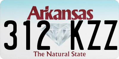 AR license plate 312KZZ