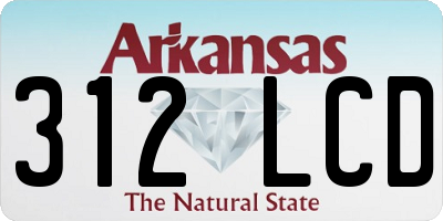 AR license plate 312LCD