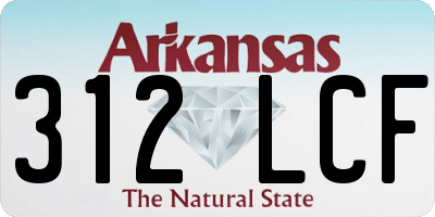 AR license plate 312LCF