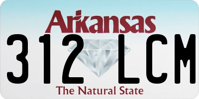 AR license plate 312LCM