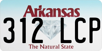AR license plate 312LCP