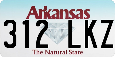 AR license plate 312LKZ