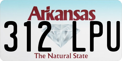 AR license plate 312LPU