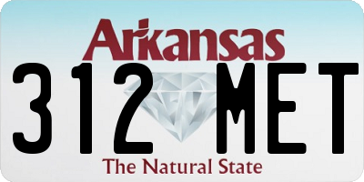 AR license plate 312MET