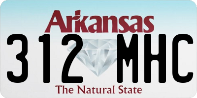 AR license plate 312MHC