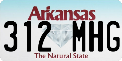 AR license plate 312MHG