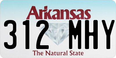 AR license plate 312MHY