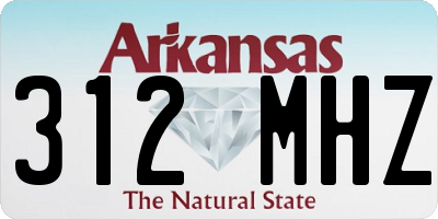 AR license plate 312MHZ
