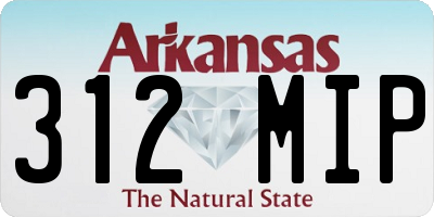 AR license plate 312MIP