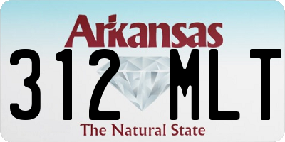 AR license plate 312MLT