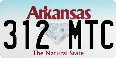 AR license plate 312MTC