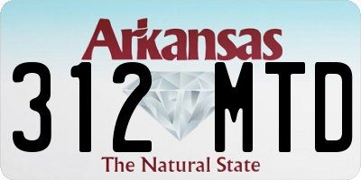 AR license plate 312MTD