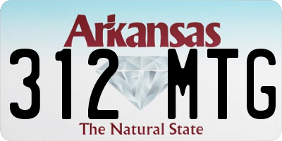 AR license plate 312MTG
