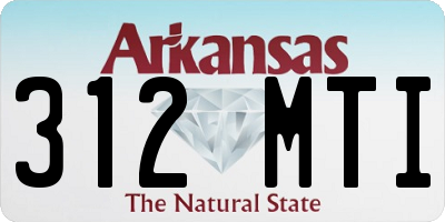 AR license plate 312MTI