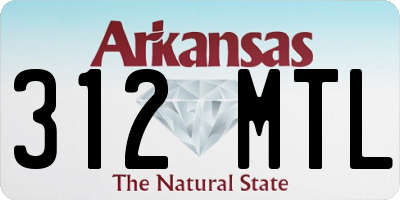 AR license plate 312MTL