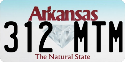 AR license plate 312MTM