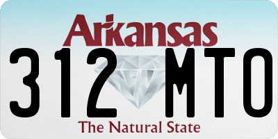 AR license plate 312MTO