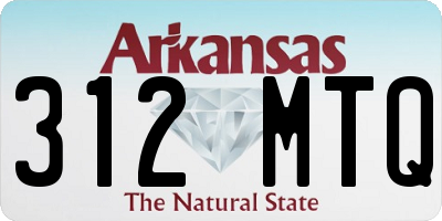 AR license plate 312MTQ