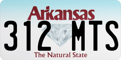 AR license plate 312MTS