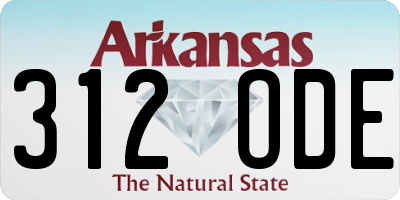 AR license plate 312ODE