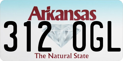AR license plate 312OGL