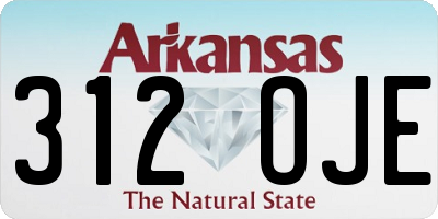 AR license plate 312OJE