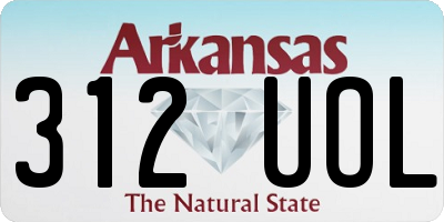 AR license plate 312UOL