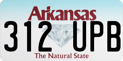 AR license plate 312UPB