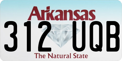AR license plate 312UQB